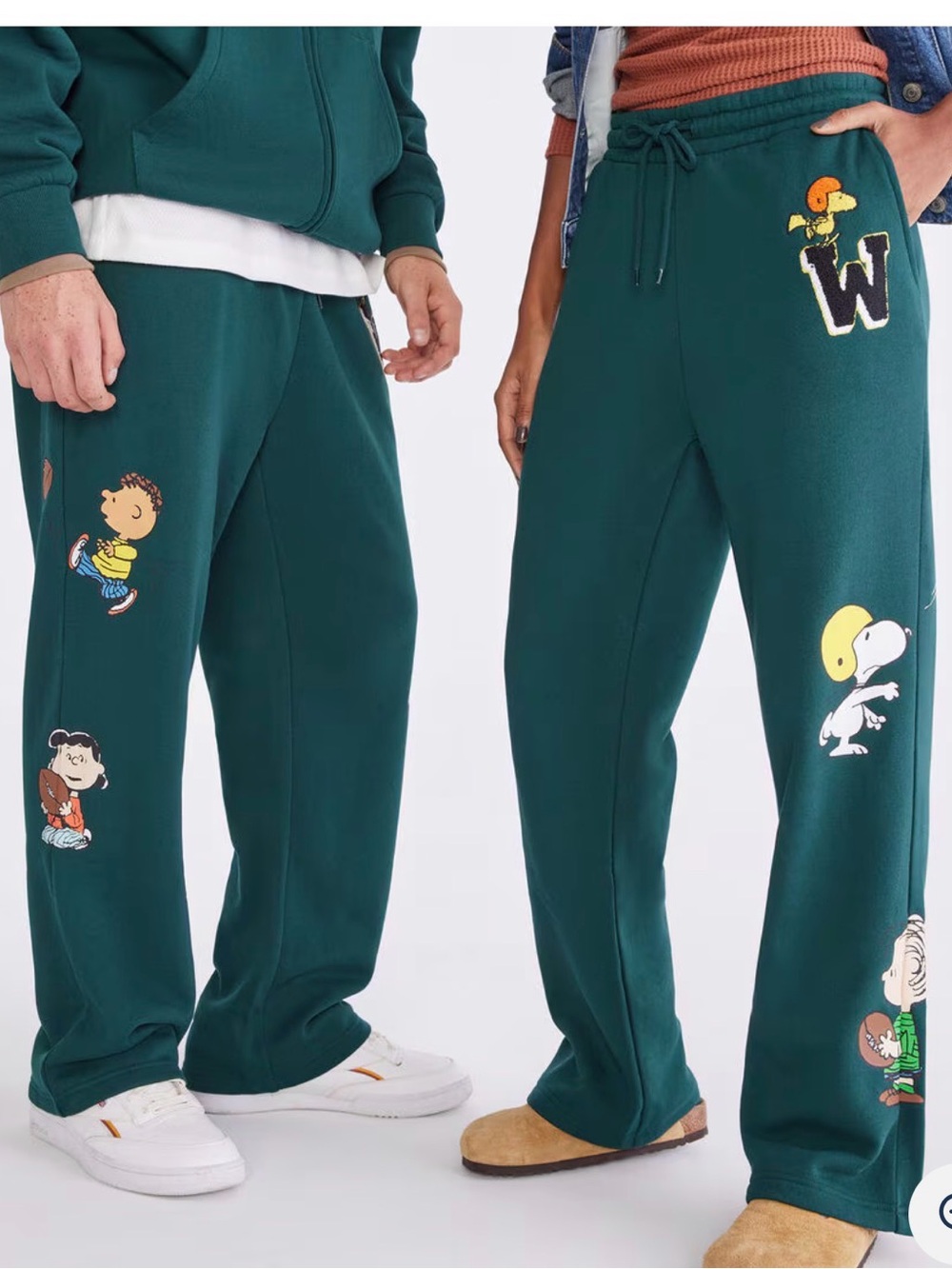 Peanuts Aéropostale Football Friends Straight Leg Sweatpants